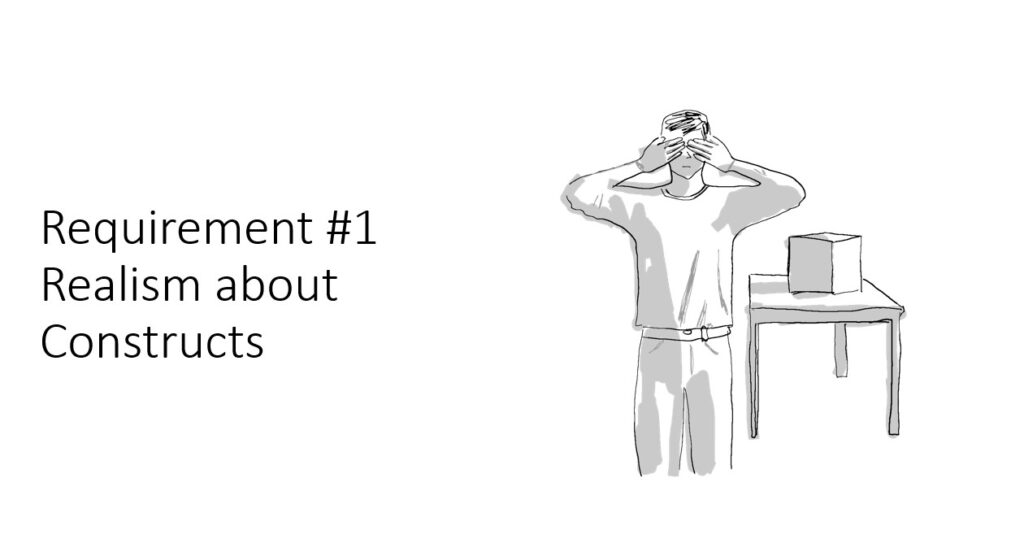 Requirement #1 Realism about Constructs