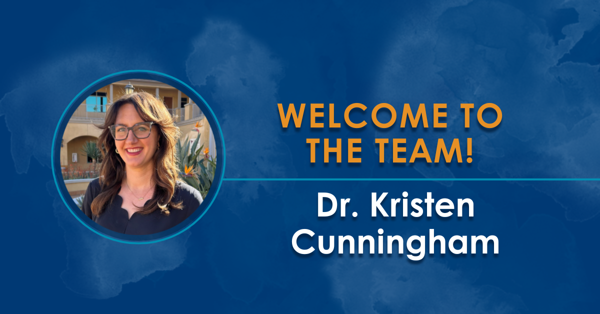Welcome to the Team! Dr. Kristen Cunningham!
