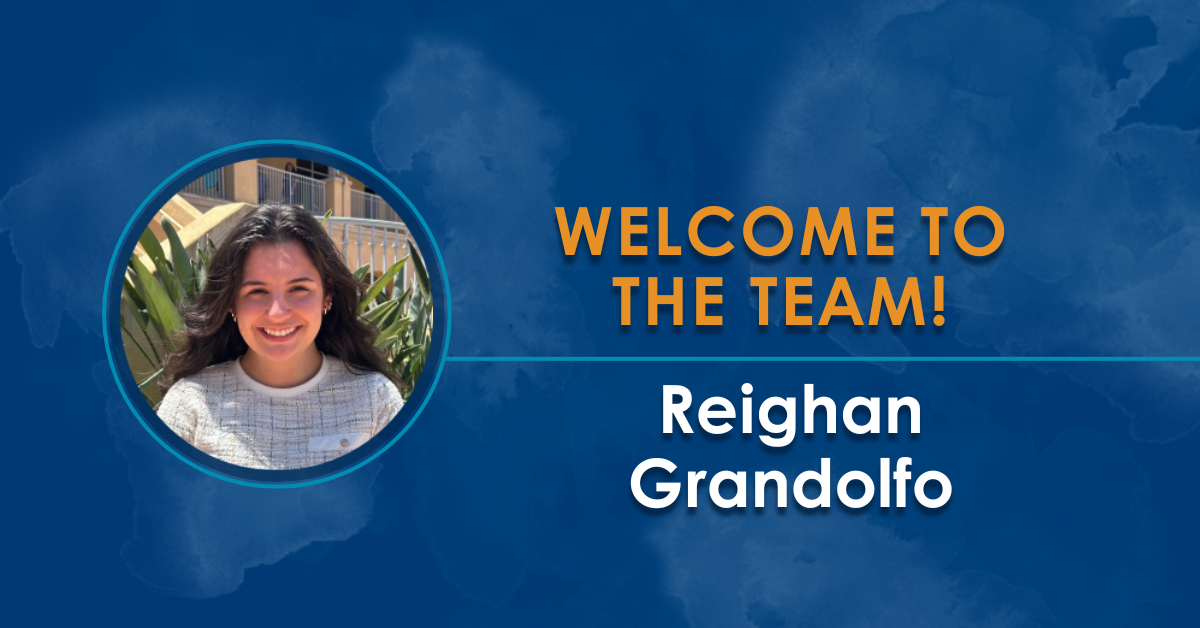 Welcome to the team Reighan Grandolfo!
