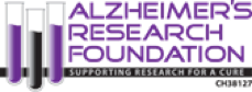 Alzheimer's Research Foundation logo with tagline: "Supporting Research For A Cure"